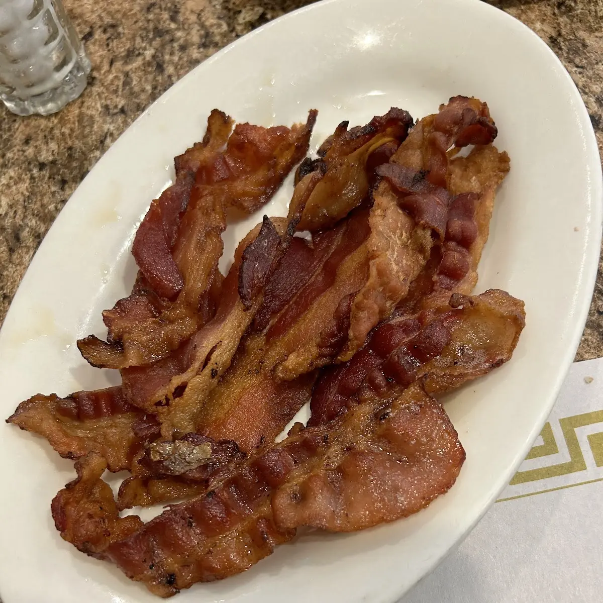 Turkey Bacon with Melted Cheese