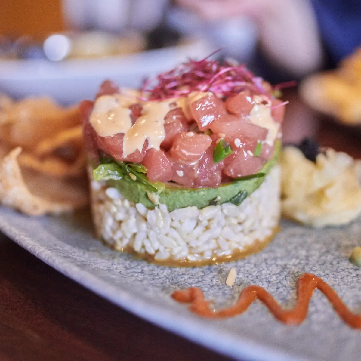 Ahi Sashimi Tuna Tower