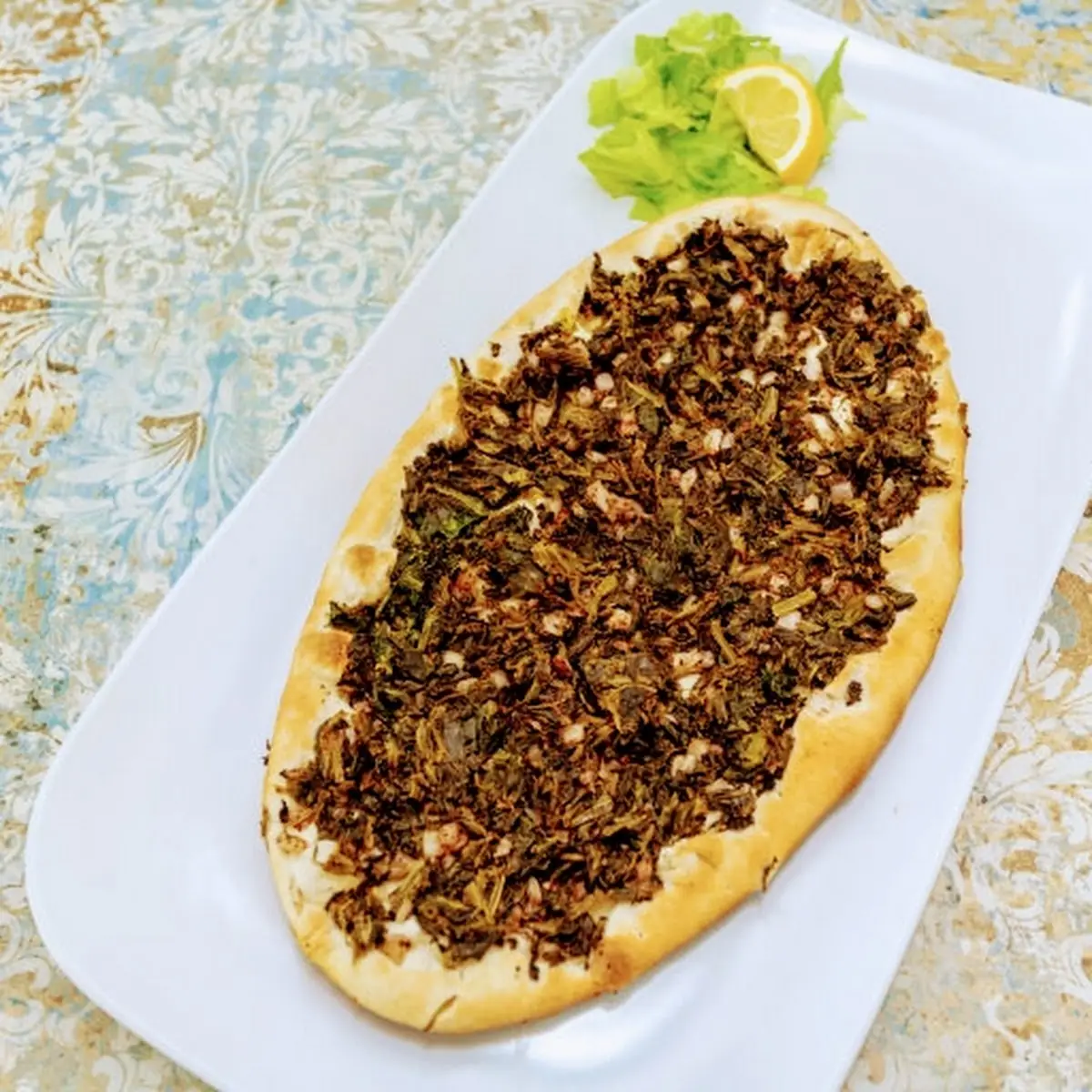 Flat Bread Lebanese Manaeesh
