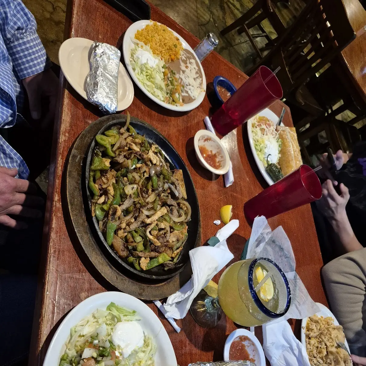 Chicken and Steak Fajitas