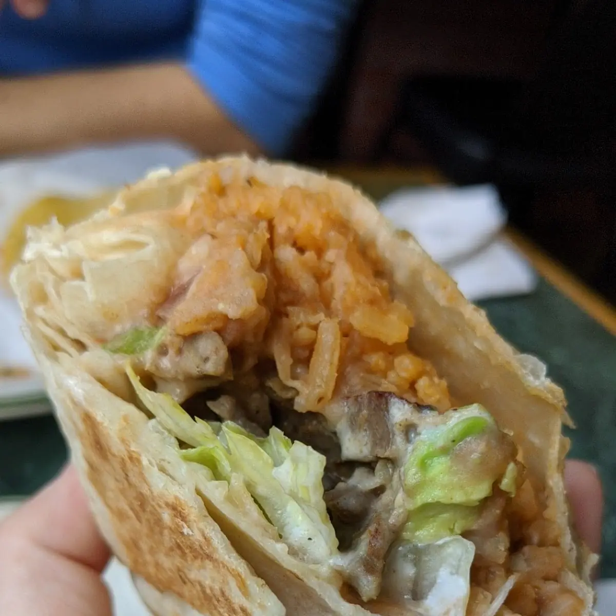 Al Pastor Burrito Dinner