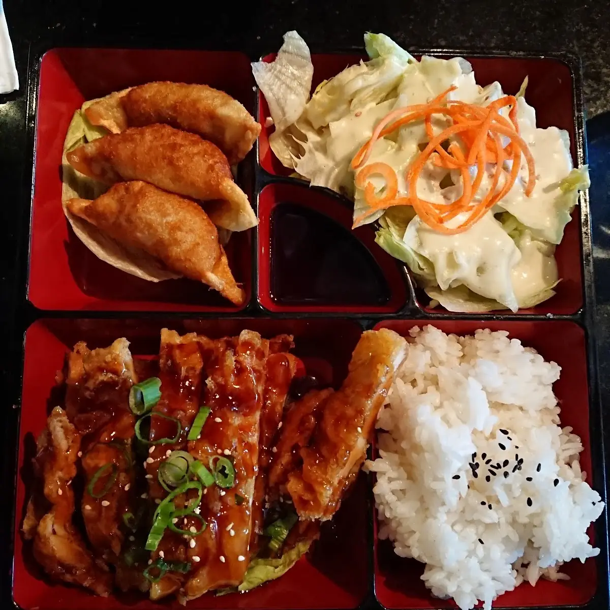 Sesame Chicken Bento Box