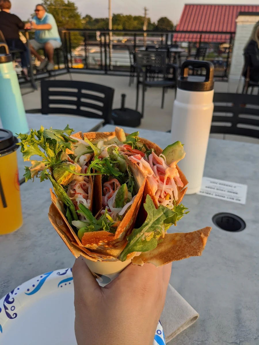 Smoked Salmon Crepe