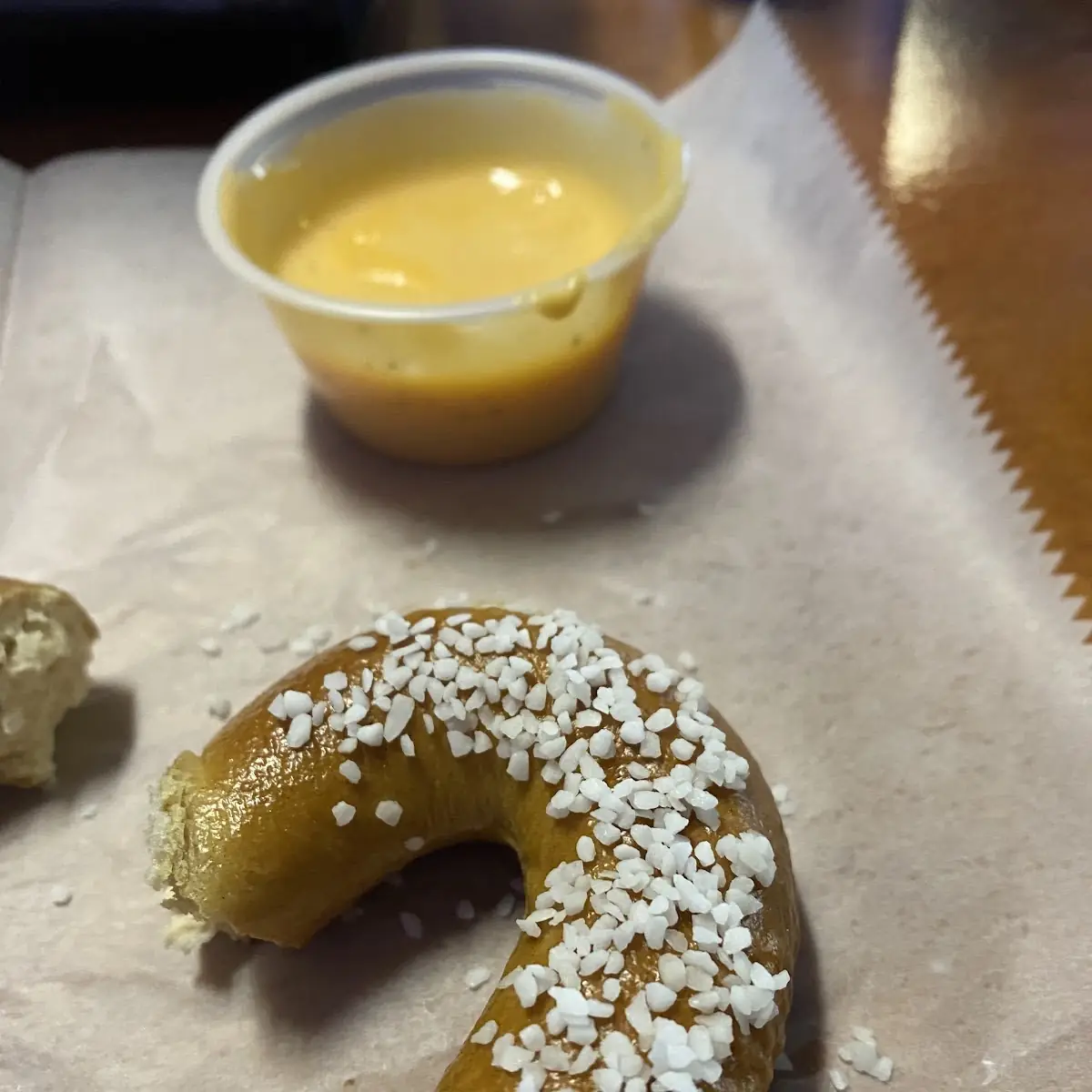 Soft Pretzel with Beer Cheese