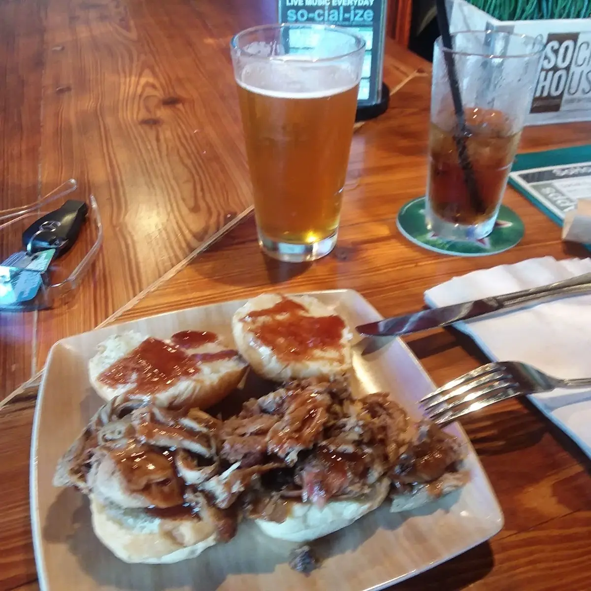 Barbeque Pork Sliders