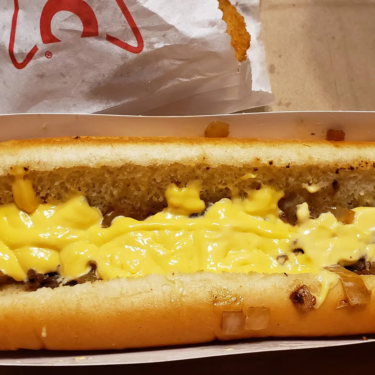 Philly Cheese Steak Coney Dog