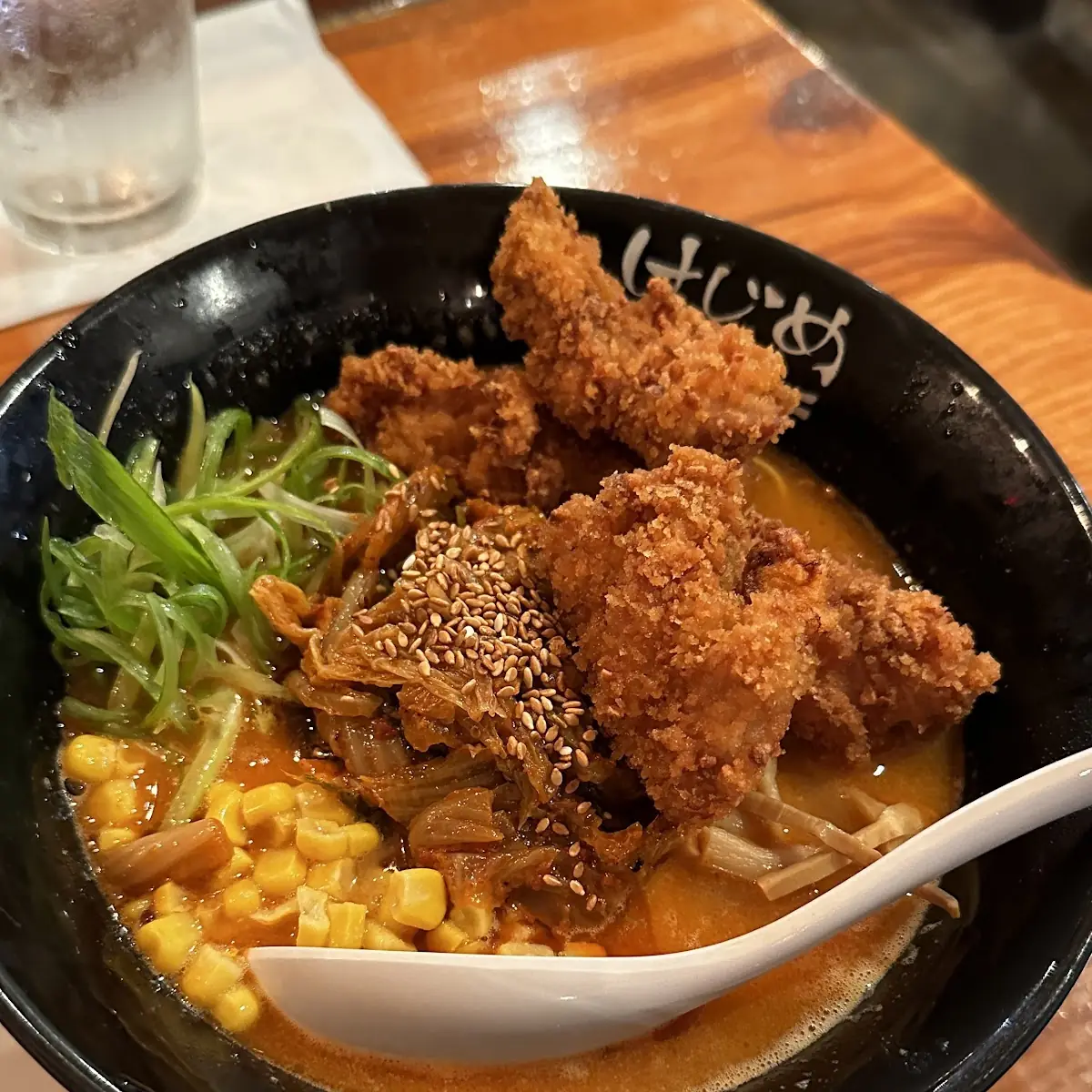 Kimchi Ramen with Chicken Broth