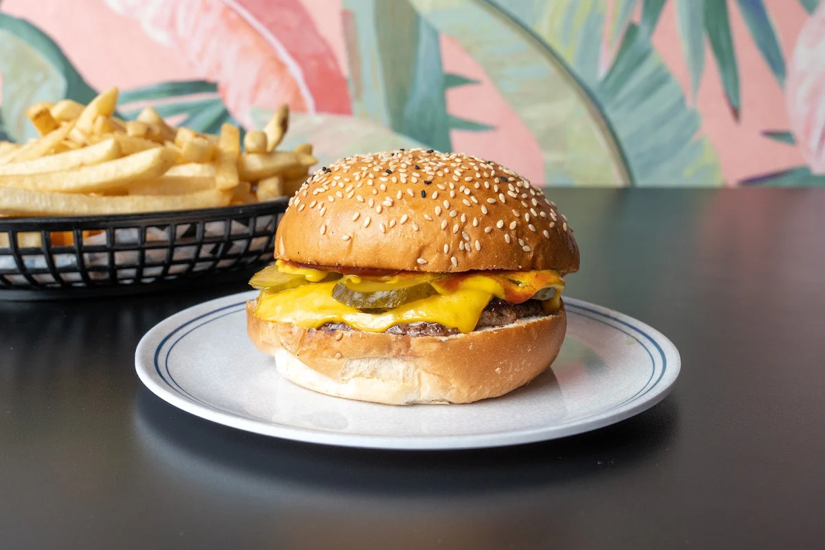 Double cheese burger