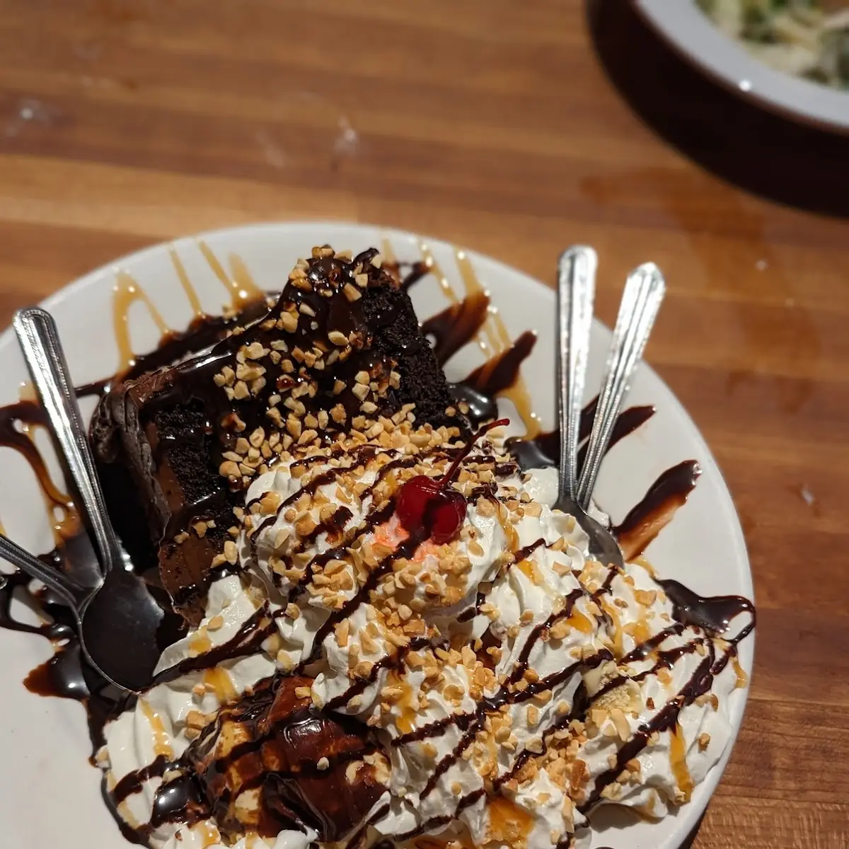 Hot Fudge Cake Sundae