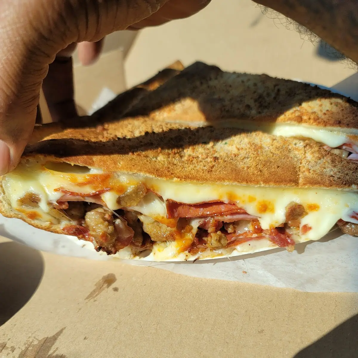Stuffed Meat Pizza