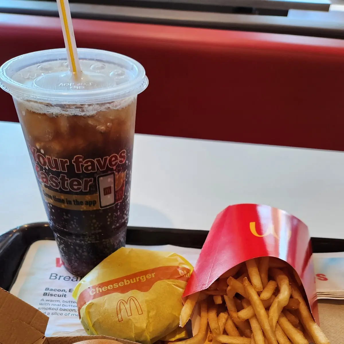 Fish Filet Cheeseburger Fries
