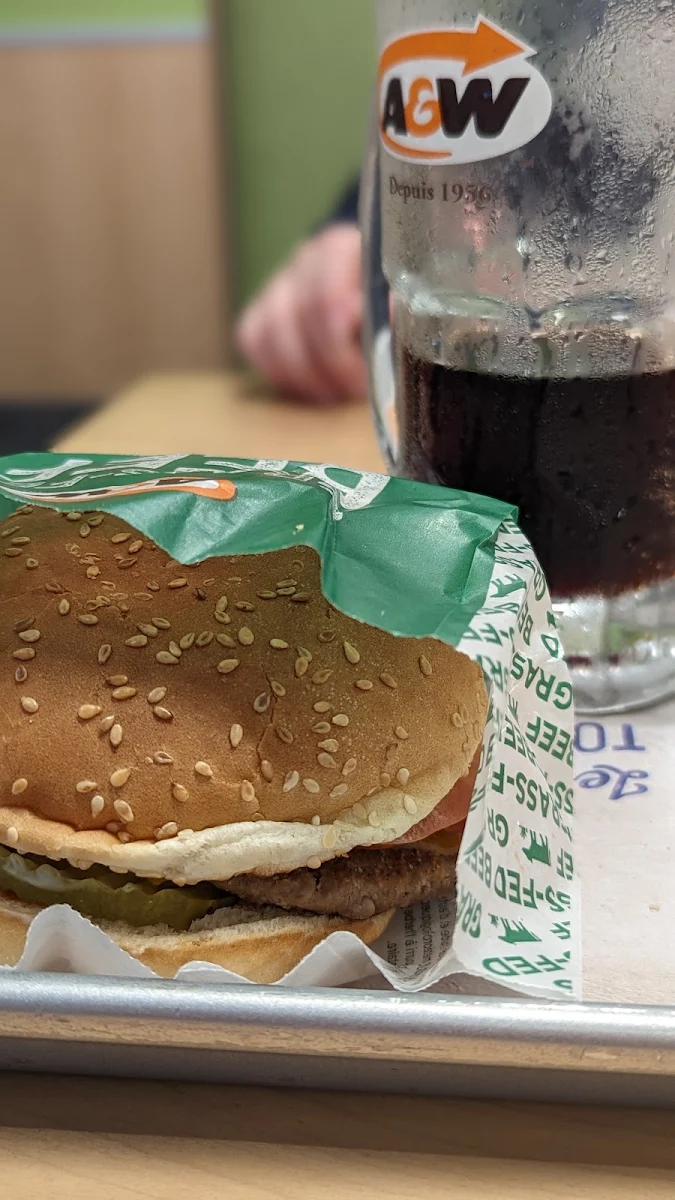 Teen Burger with Root Beer, A&W Canada
