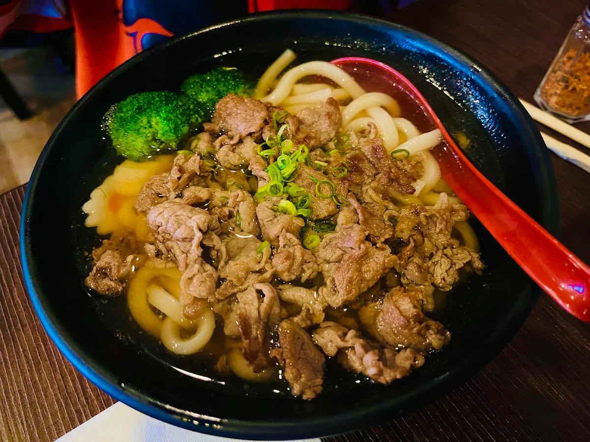 Beef Udon Soup, Miku Sushi