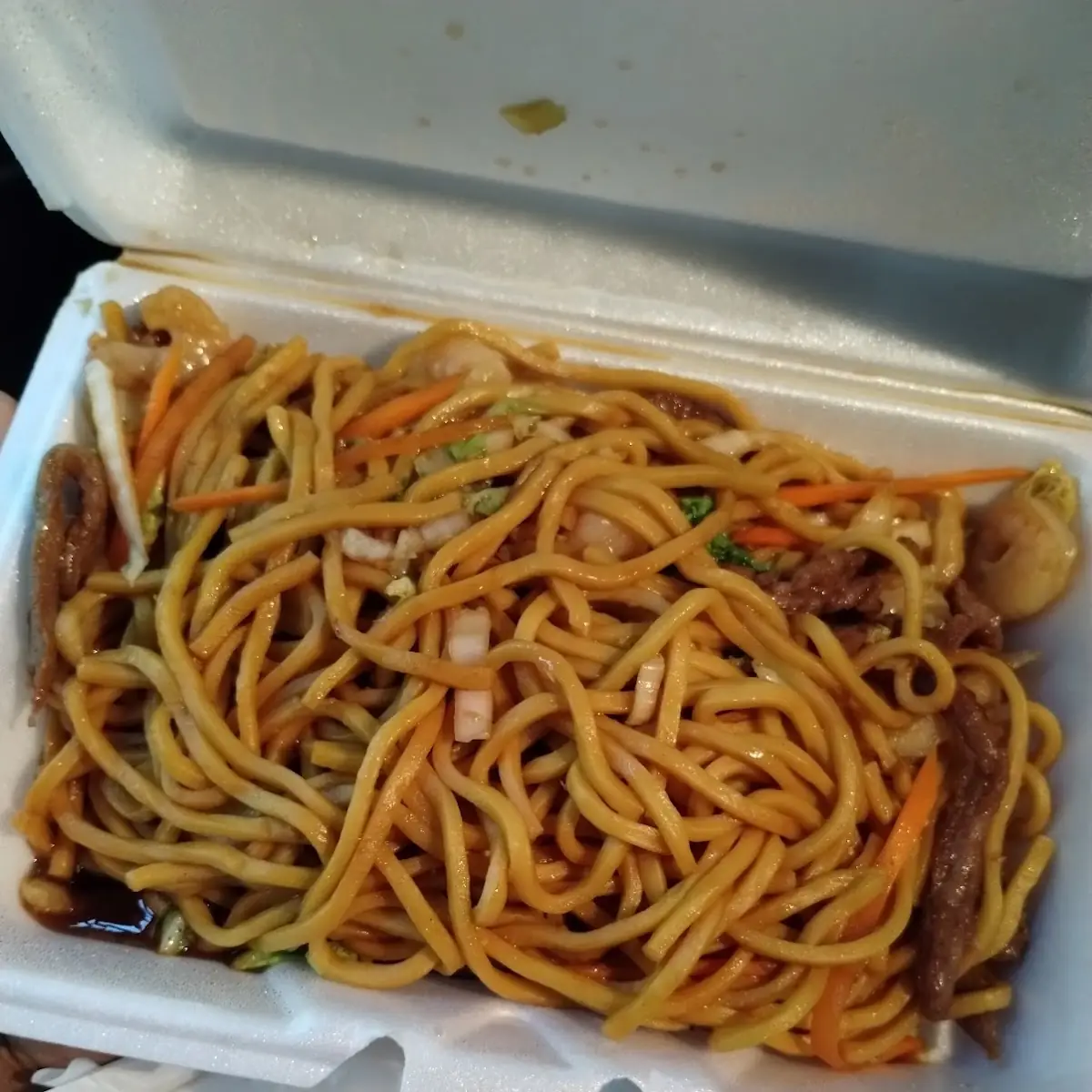 Chicken or Roast Pork Lo Mein
