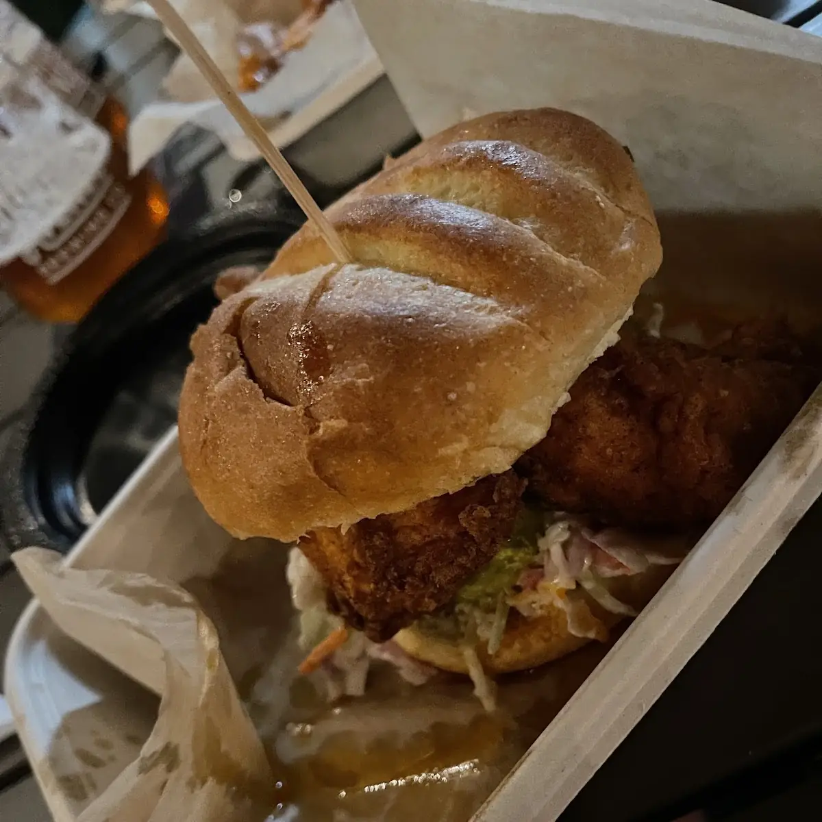 Beer Battered Chicken Sandwich
