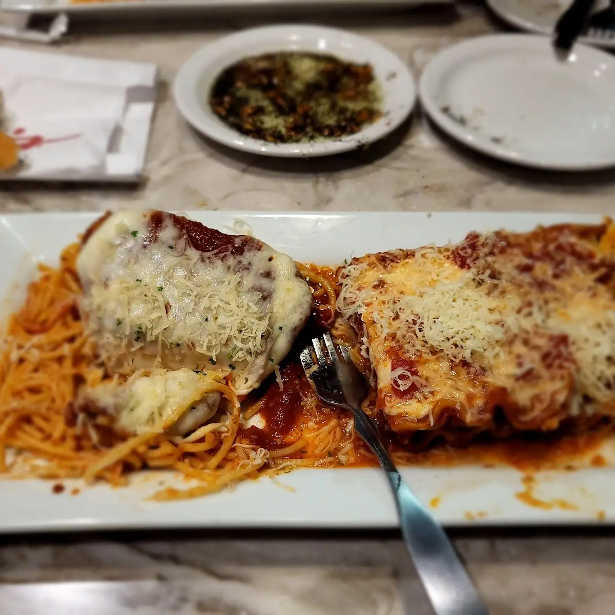 Lasagna & Chicken Parmesan