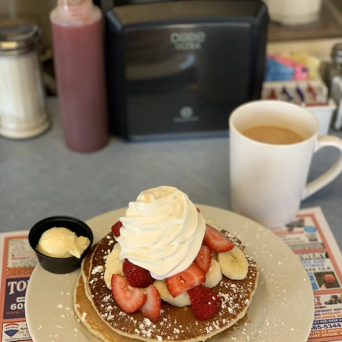 Strawberry Banana Pancakes