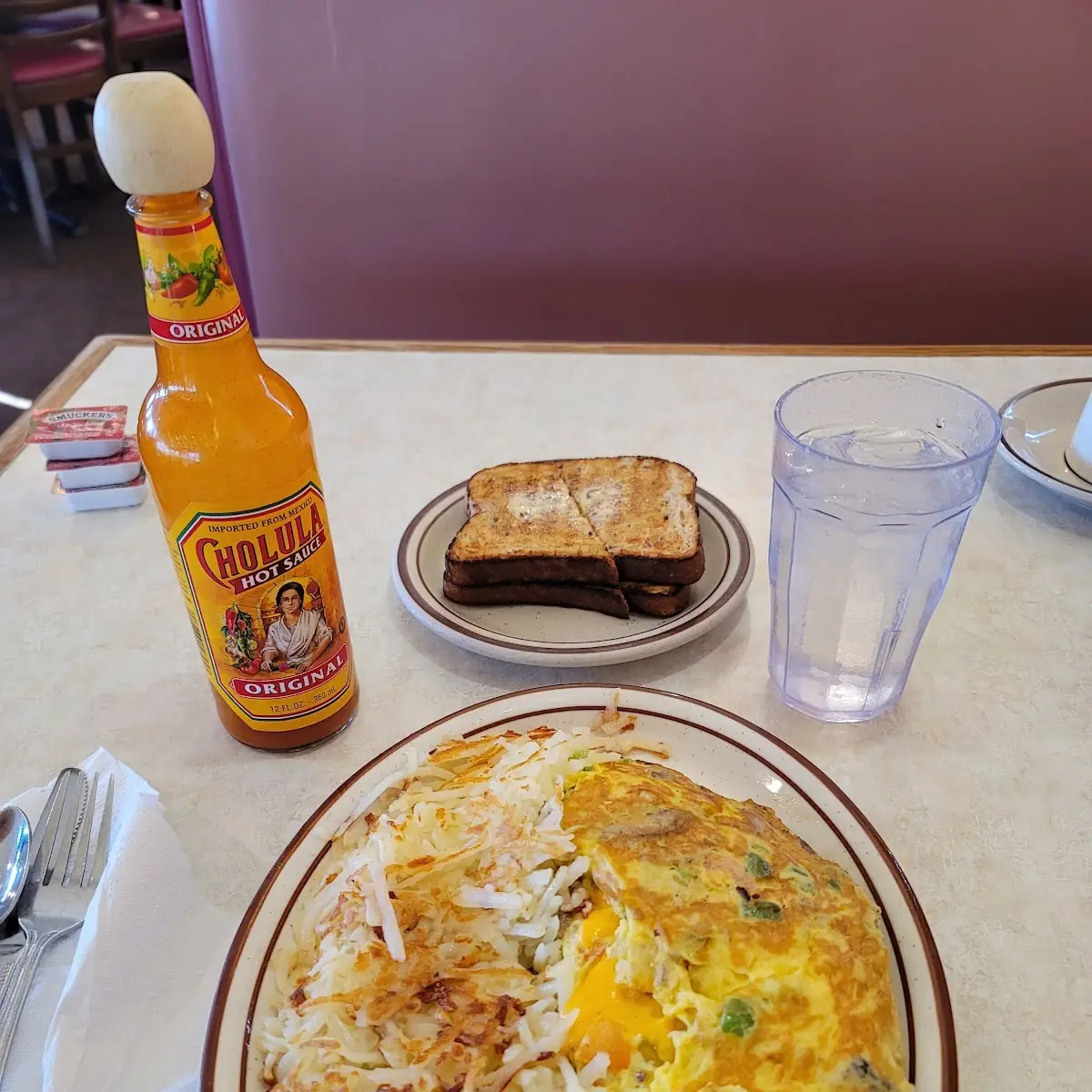 Veggie Omelette Hash Browns