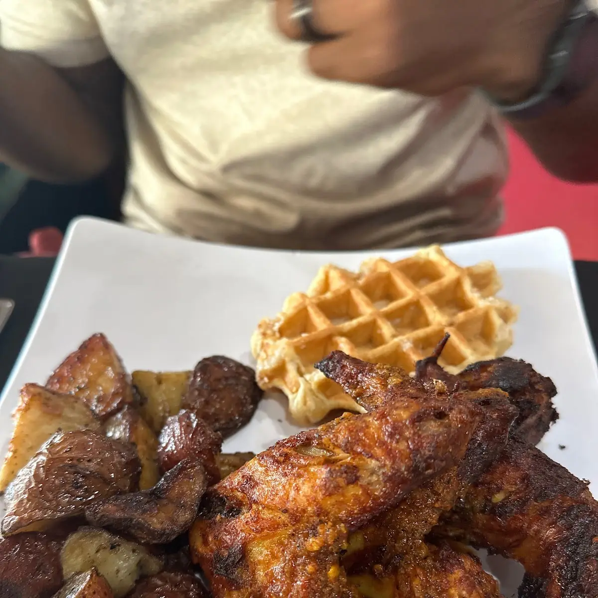 Vegetarian Wings & Peri-Peri Fries