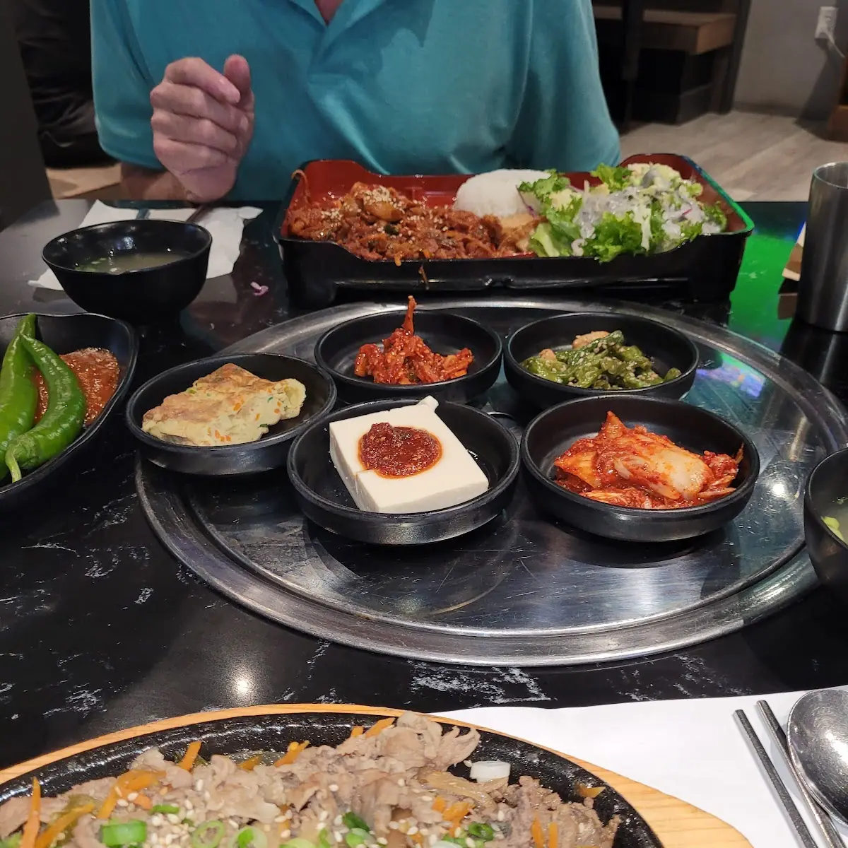Spicy Pork Bulgogi with Banchan