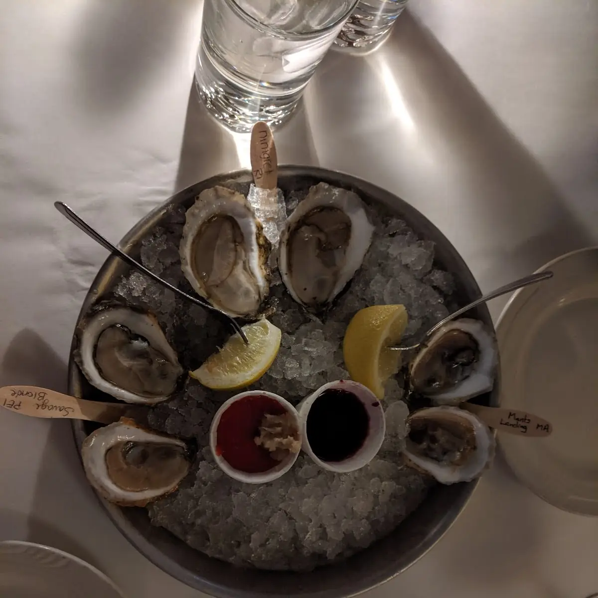 Clams and Oysters on the Half Shell