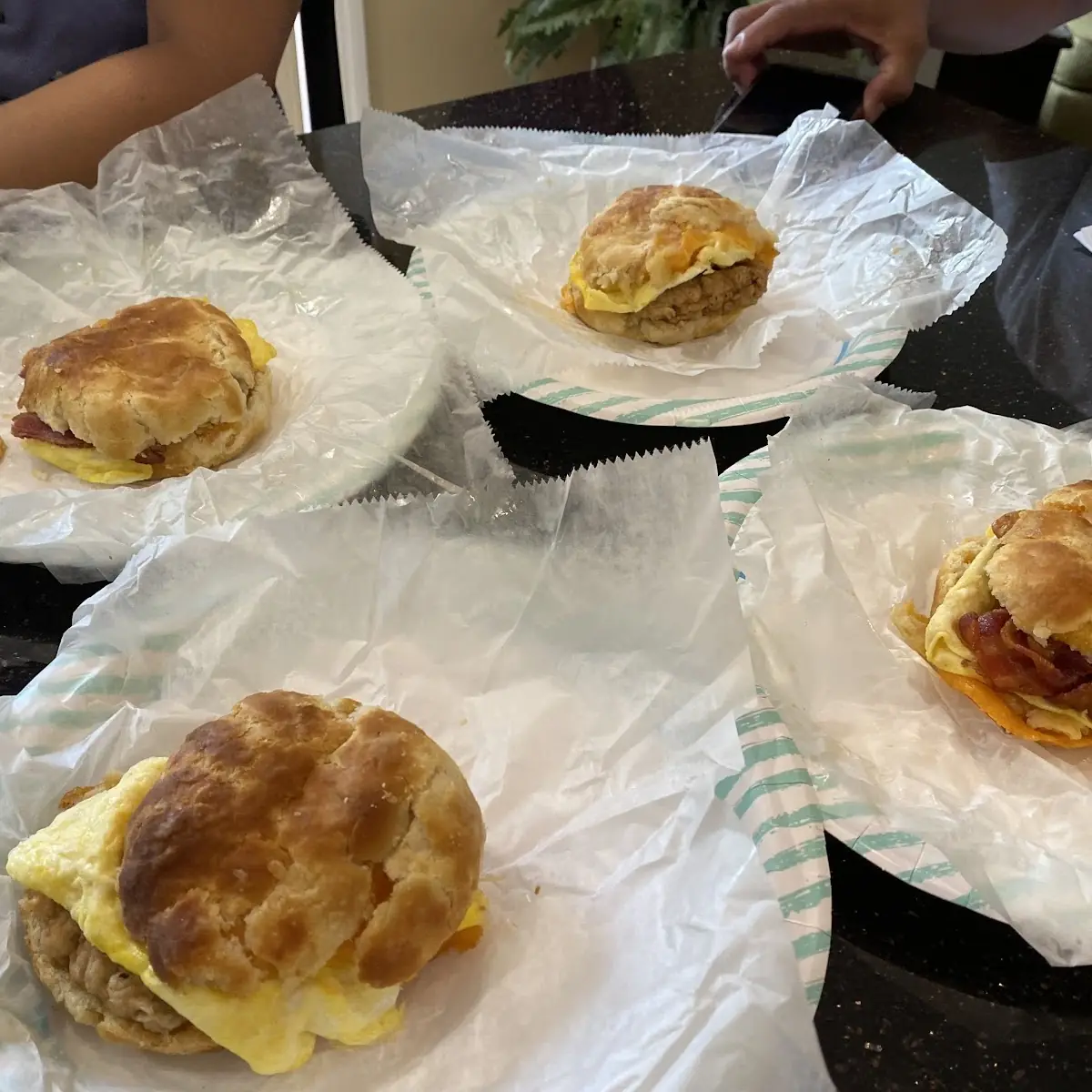 Bacon Egg and Cheese Biscuits