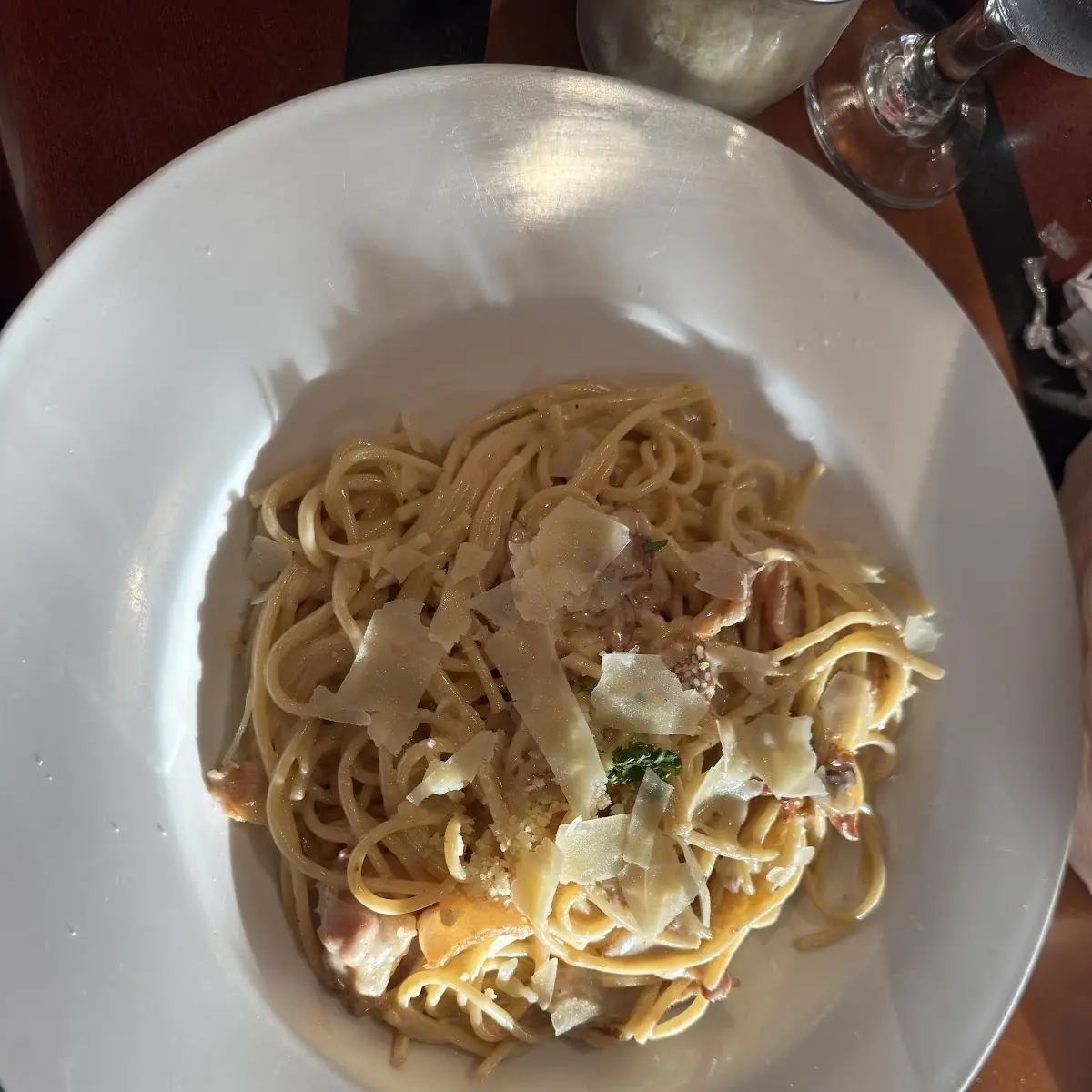 Spaghetti Chicken Carbonara