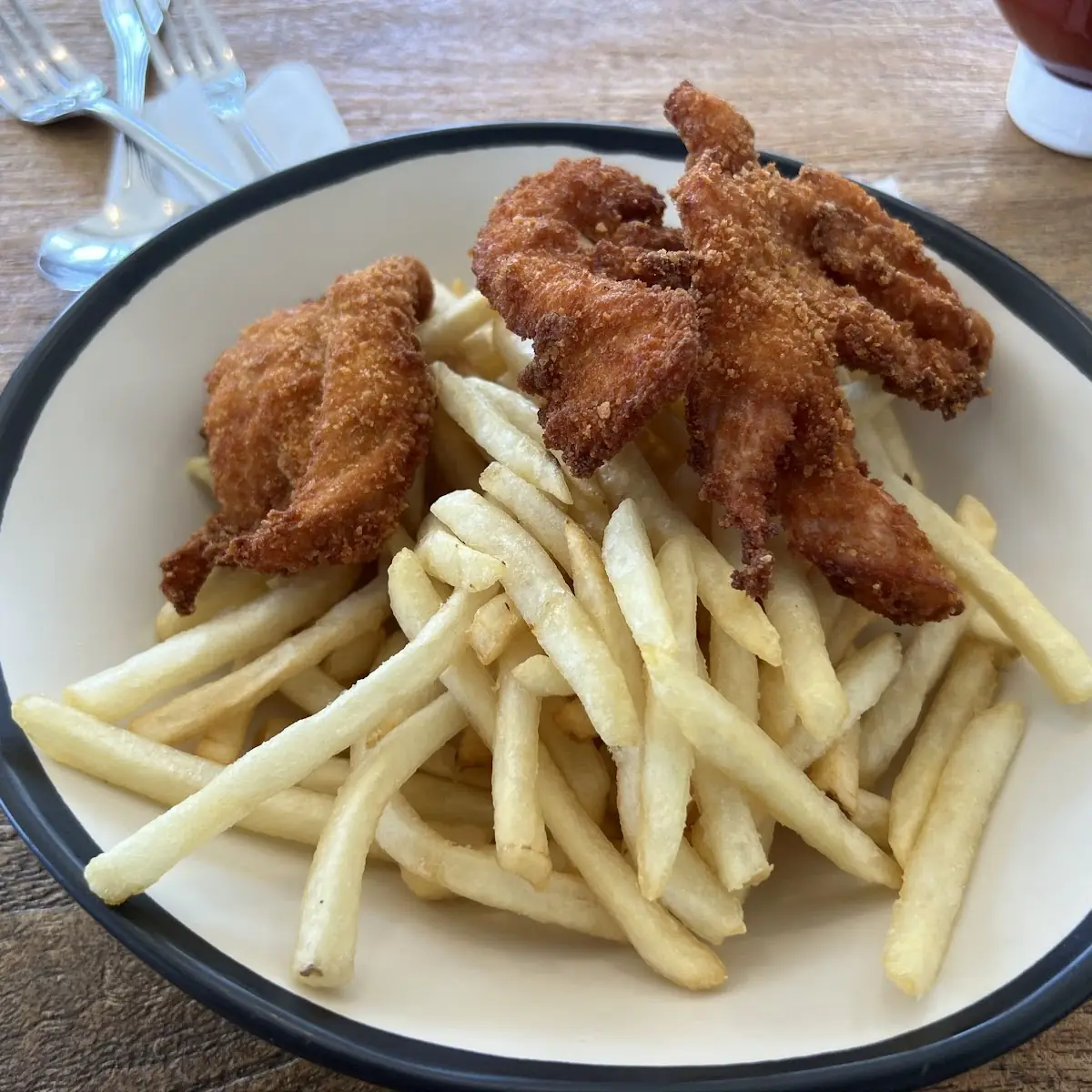 Poulet Pané Frites
