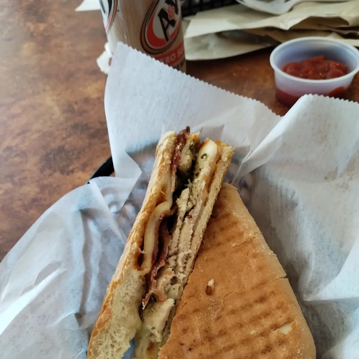BBQ Chicken Panini