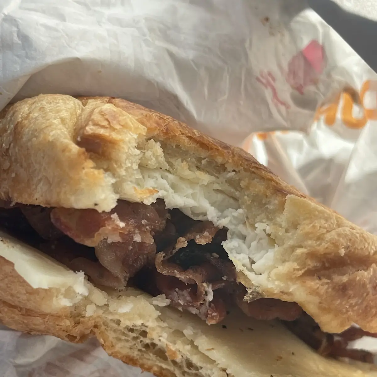 Bacon Egg Cheese Croissant
