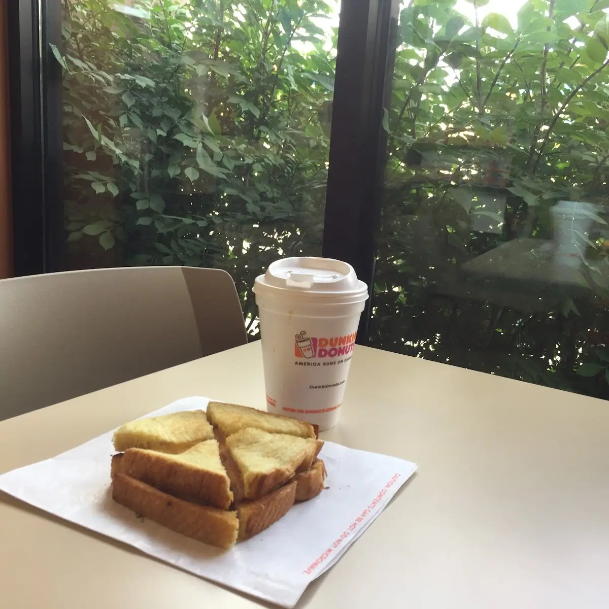 Ham & Cheese Sandwich with Coffee