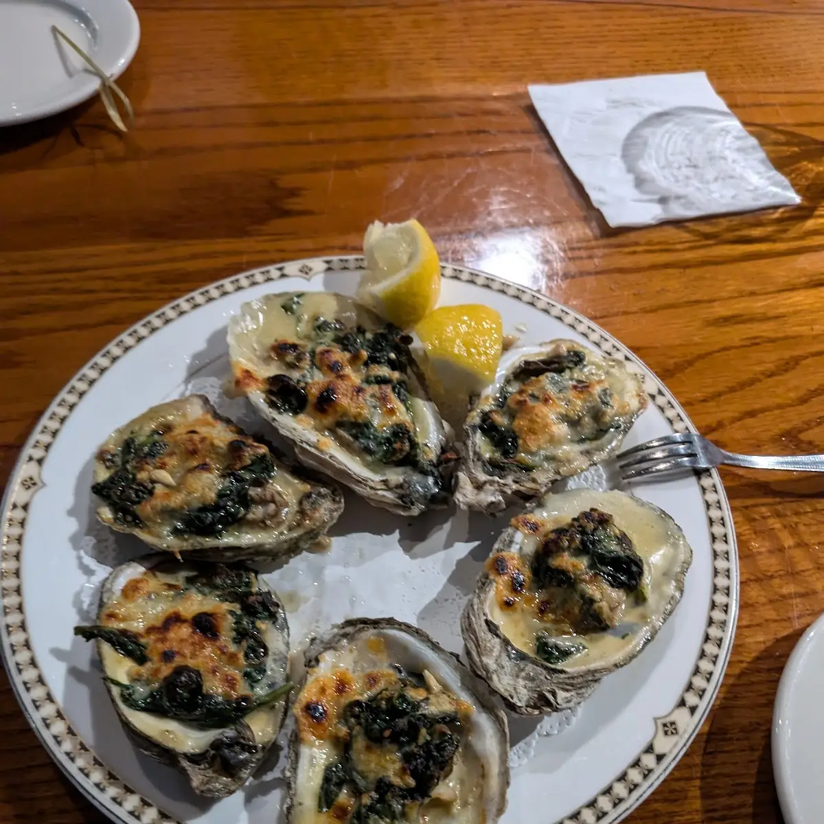 1 2 Doz Oyster Rockefeller