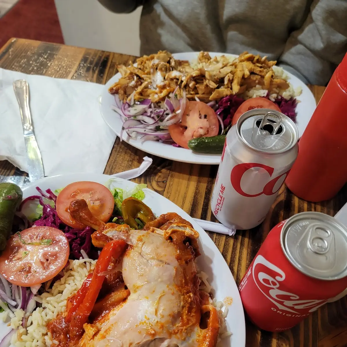 Chicken Legs with White Rice