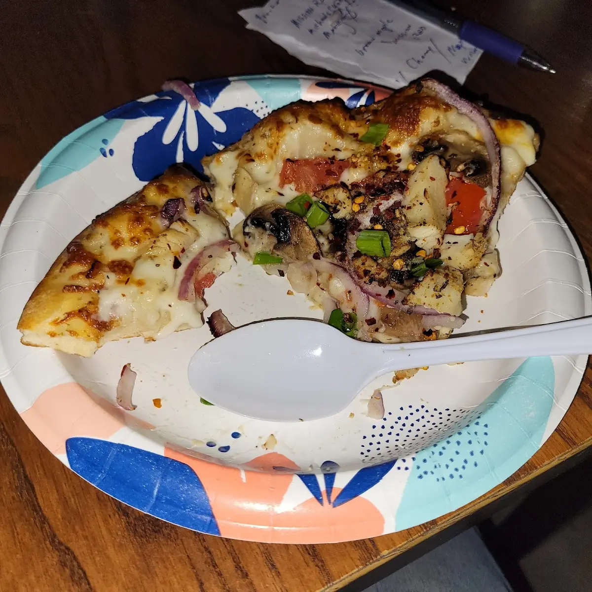 Garlic Chicken Pizza