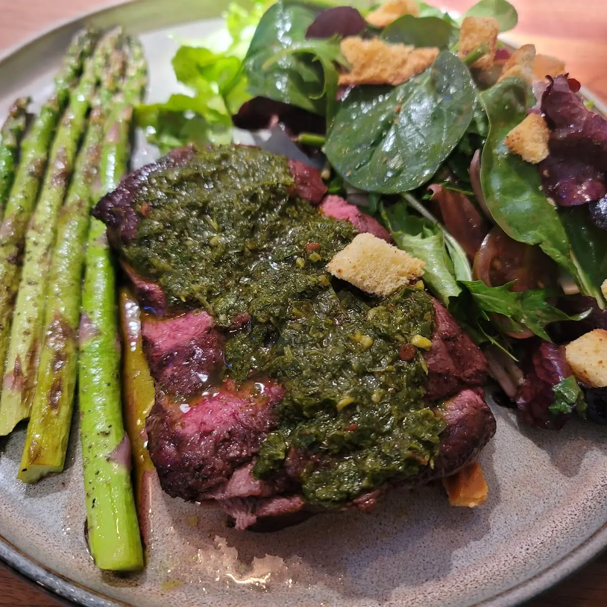 Steak Salad Flat Iron Greens