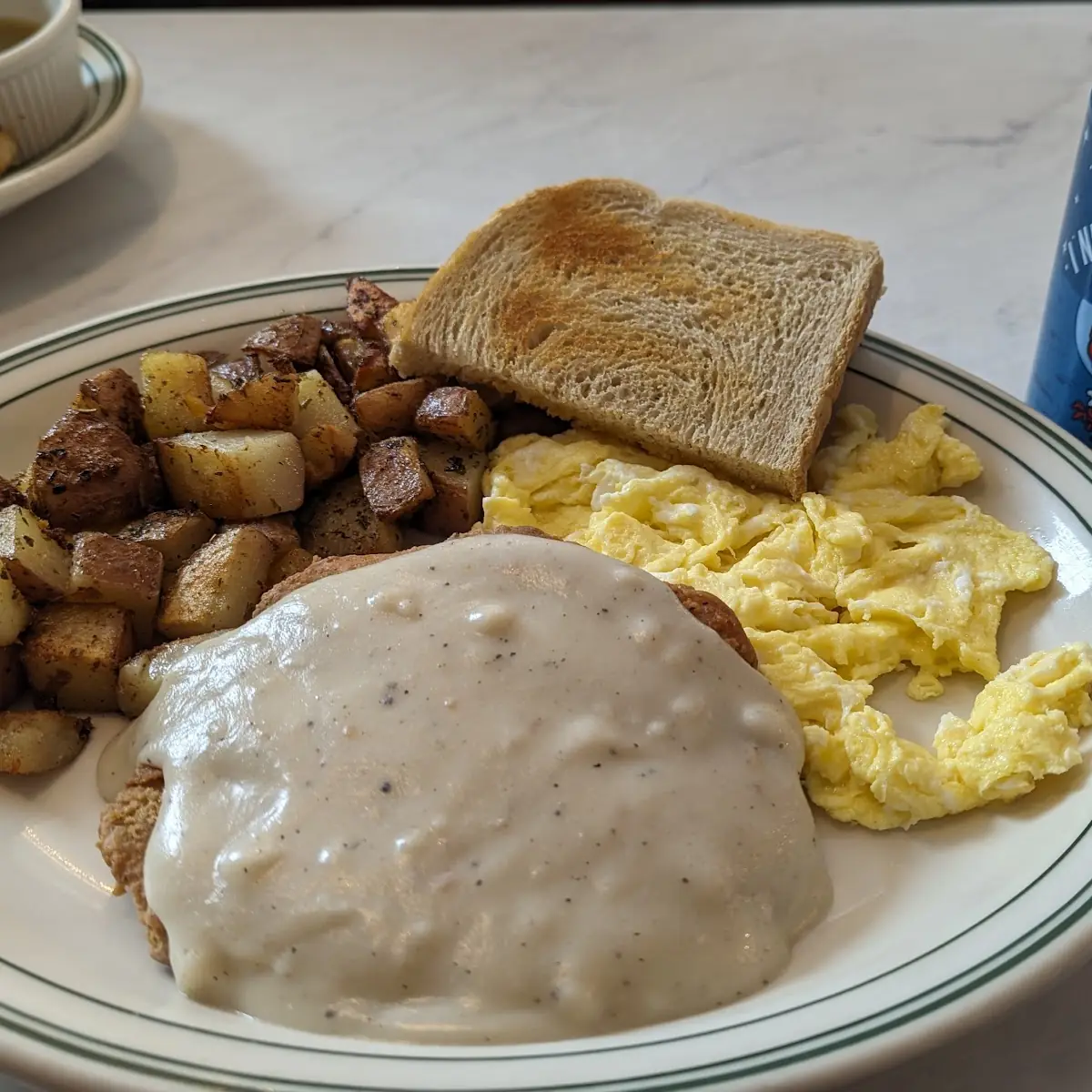 Chicken Fried Steak and Eggs