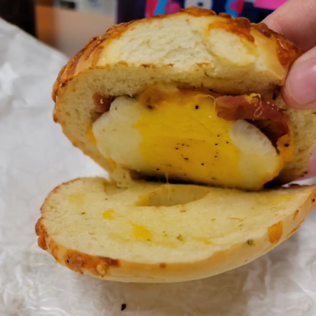 Jalapeno Bacon Egg and Cheese