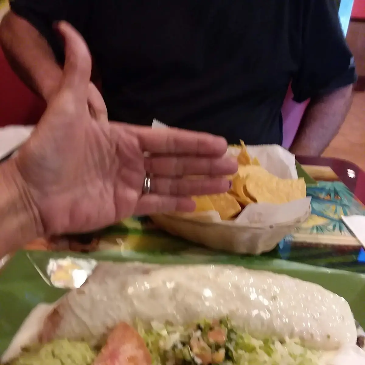 Shrimp Chicken and Beef Burrito Supreme