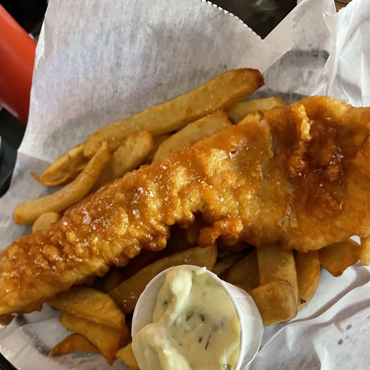 Fish & Chips with Tarter Sauce