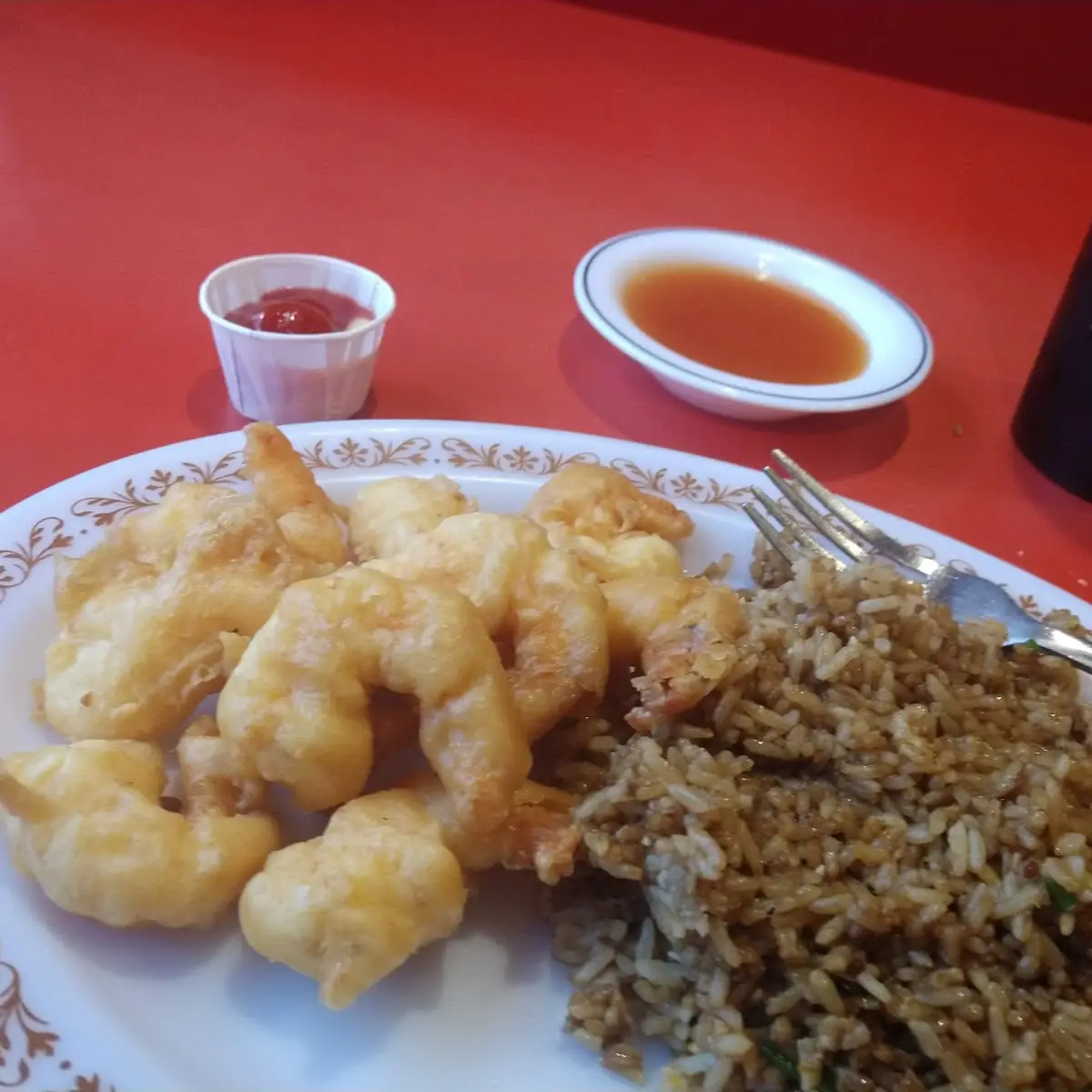 9 Fried Rice and Fried Shrimp