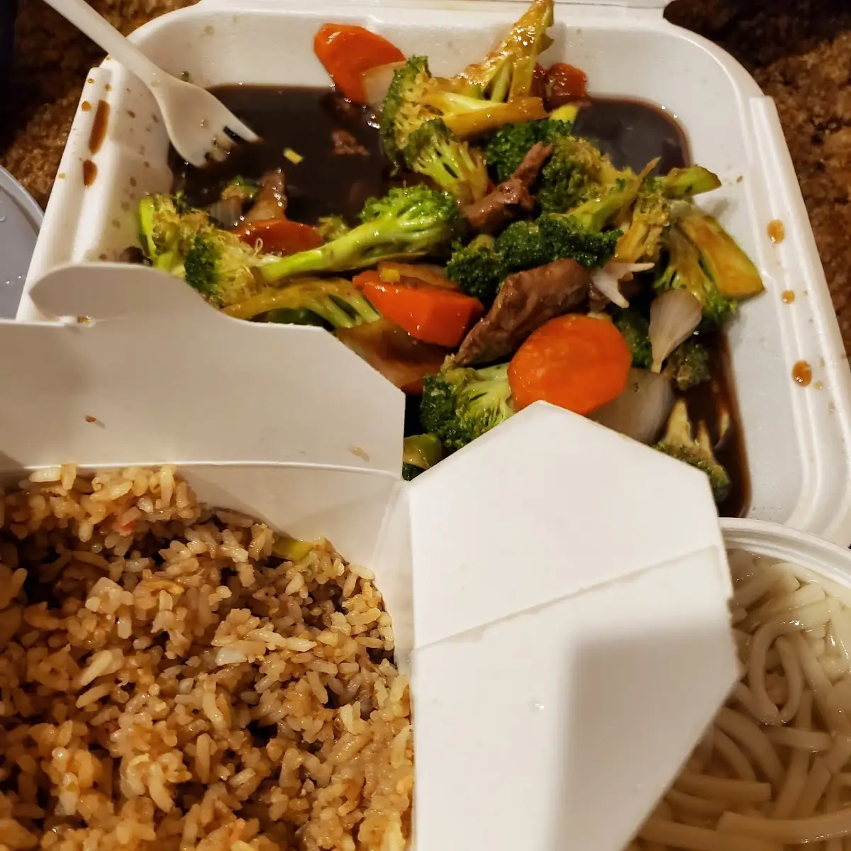 Broccoli Beef Fried Rice