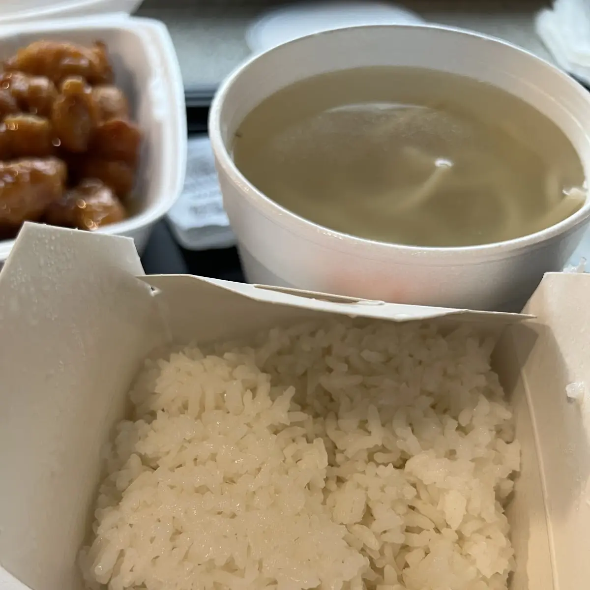 White Rice and Soup