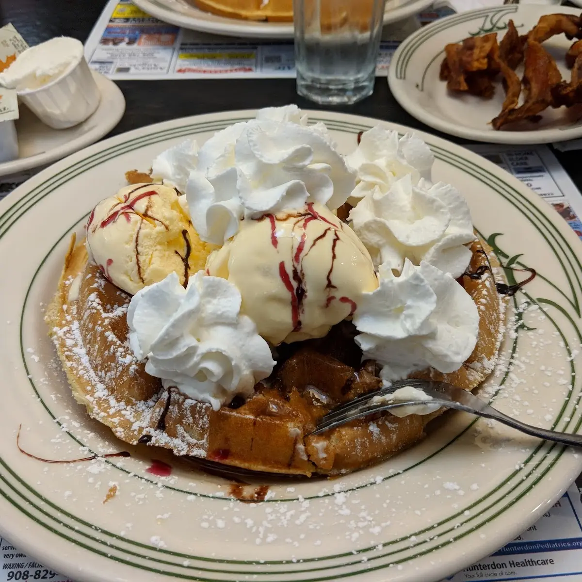 Belgian Waffle Sundae