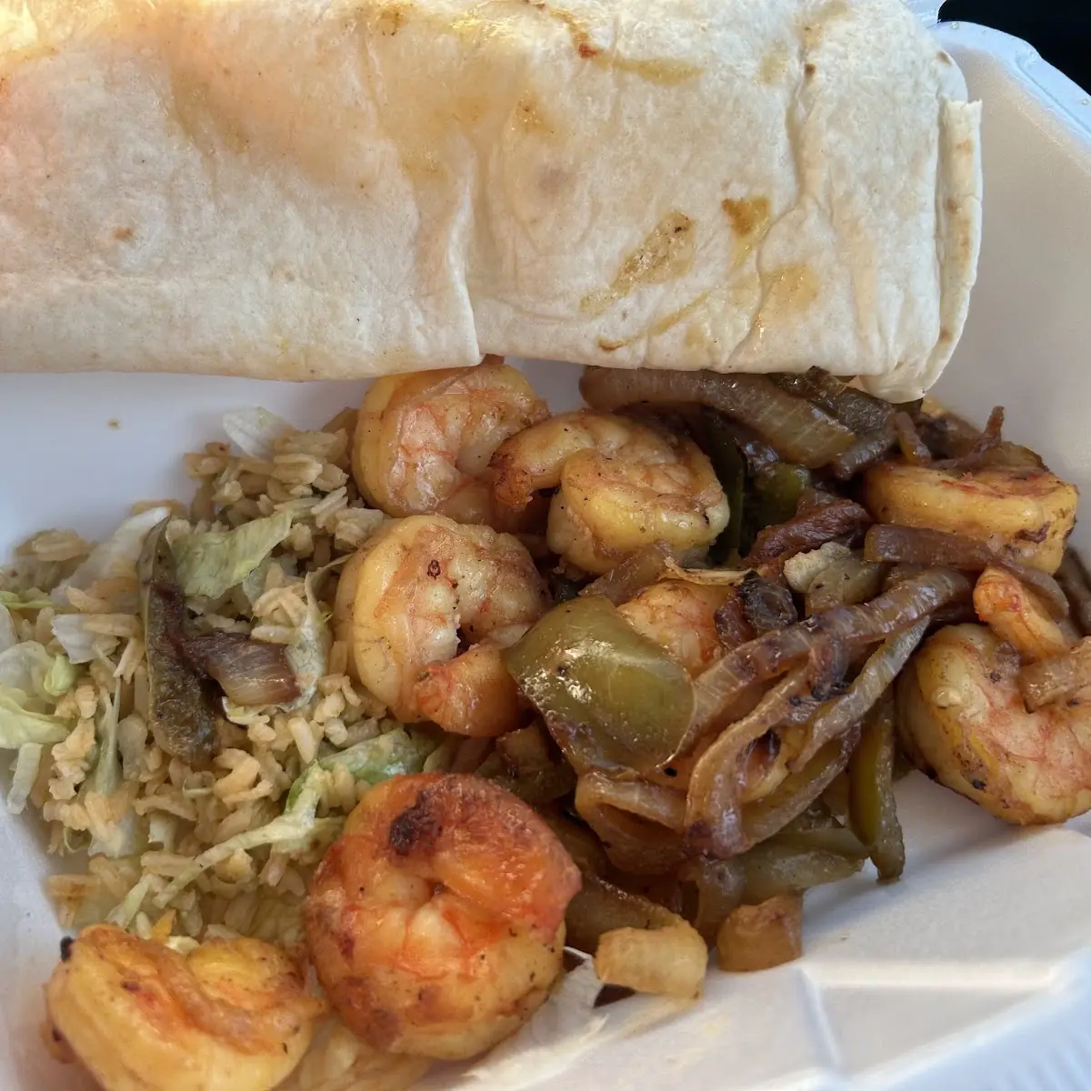 Shrimp Fajitas