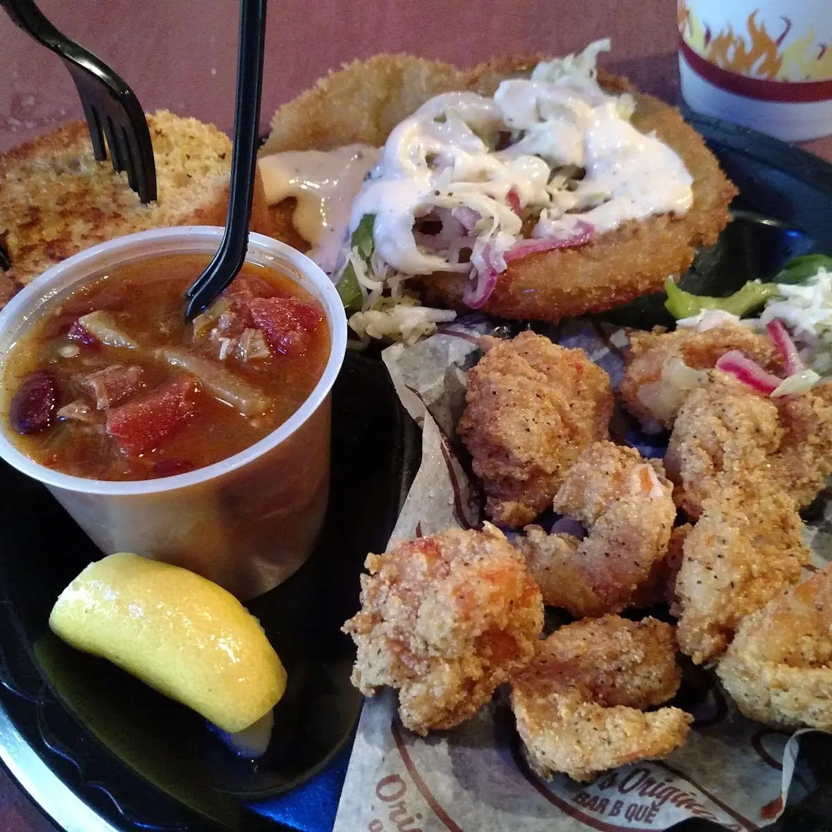 Fried Shrimp Sandwich Meal
