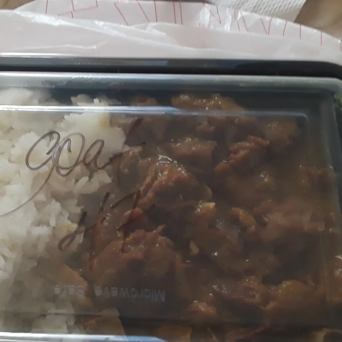 Goat Curry and Rice