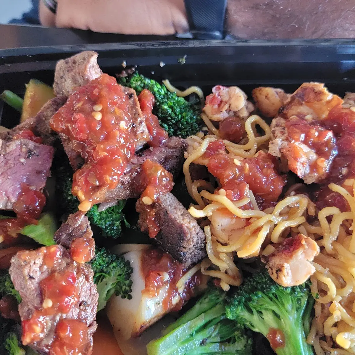 Chow Mein Noodles & Stake