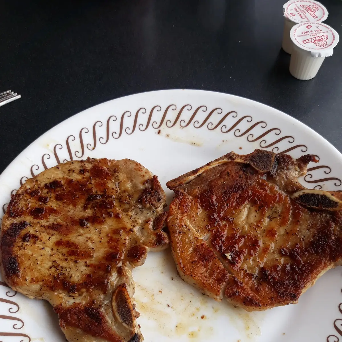 Pork Chops and Egg