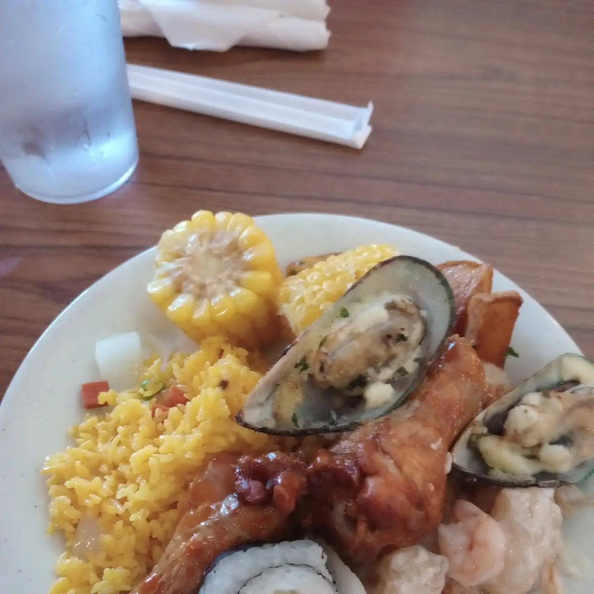 Mussels Sushi Buffet