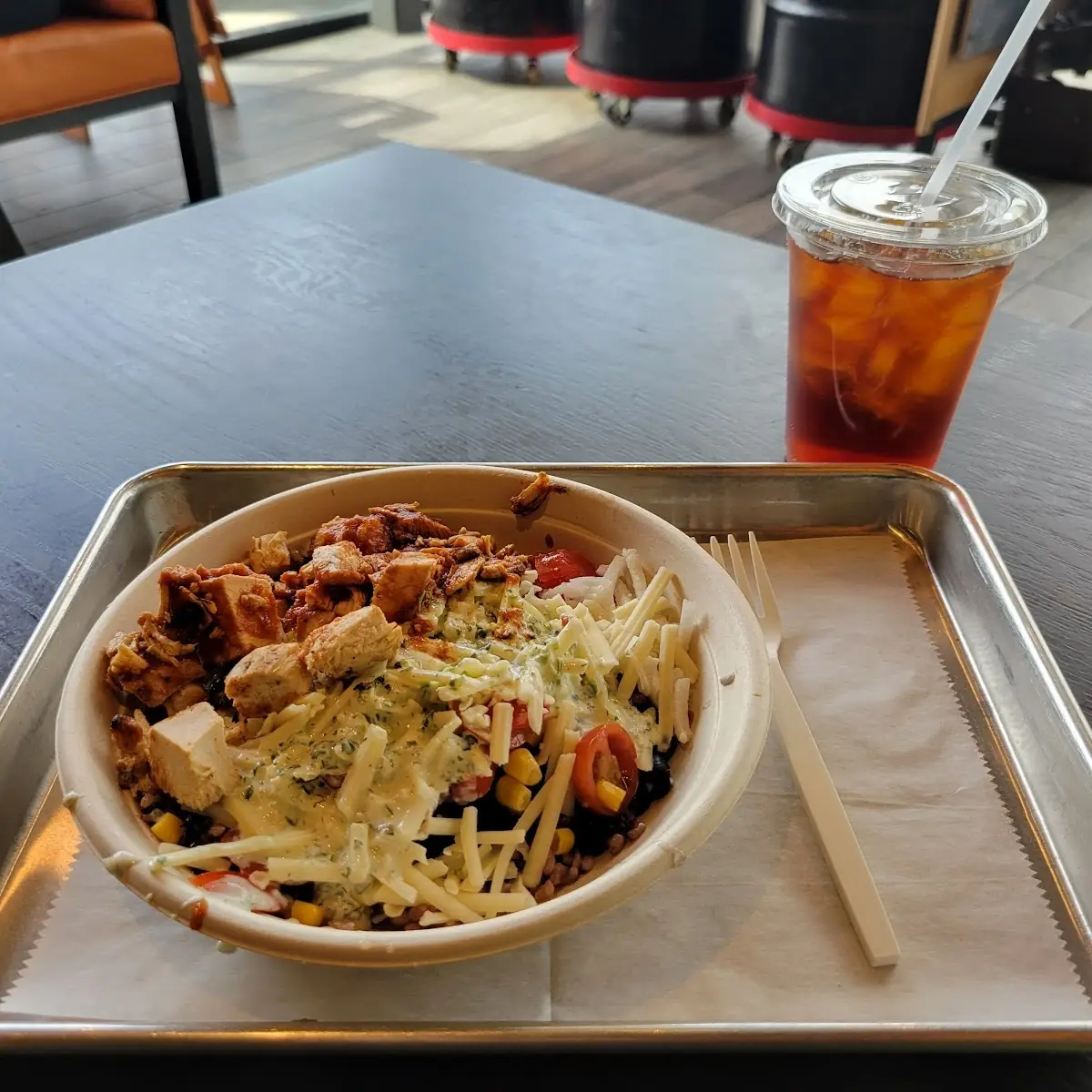 Barbecue Ranch Chicken & Rice Bowl